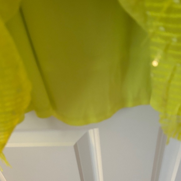 Torrid Vibrant Yellow Mini Dress with Fringe - Picture 4 of 6